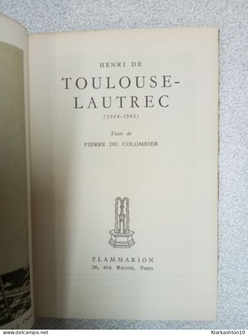 Henri De Toulose-lautrec (1864-1901) - Autres & Non Classés