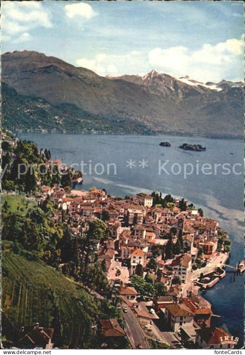 11935236 Brissago TI Lago Maggiore Fliegeraufnahme Brissago - Autres & Non Classés