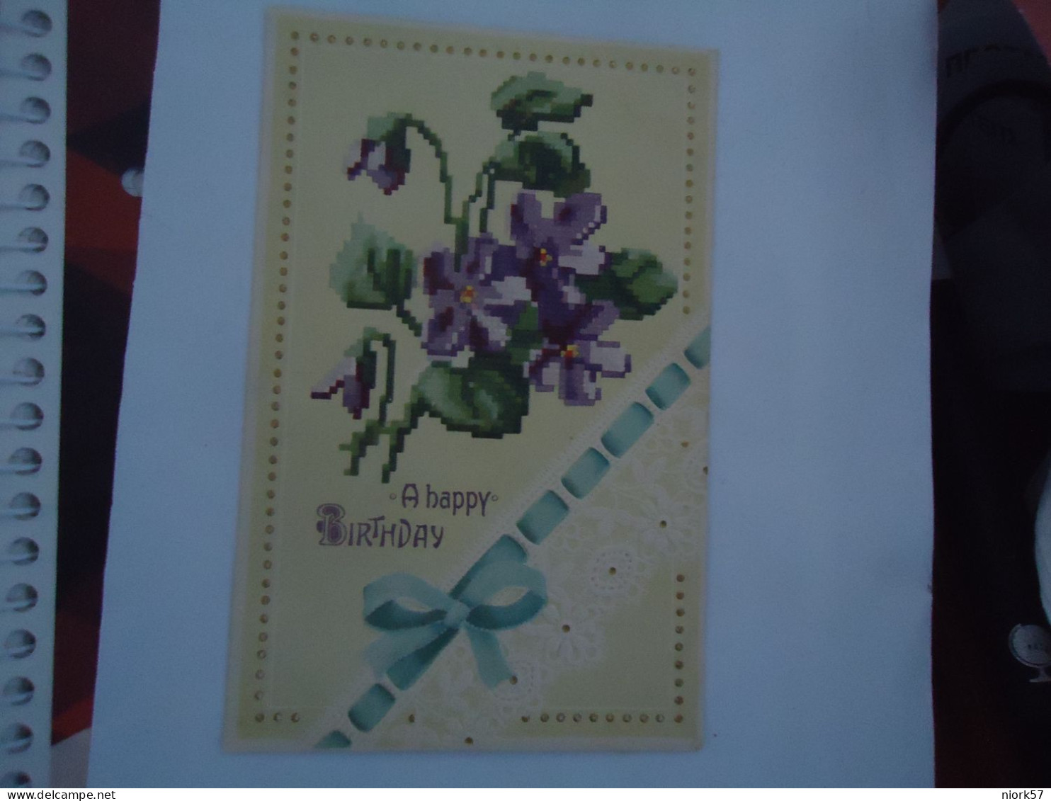 GERMANY   POSTCARDS  RELIEF   A HAPPY BIRTHDAY - Andere & Zonder Classificatie