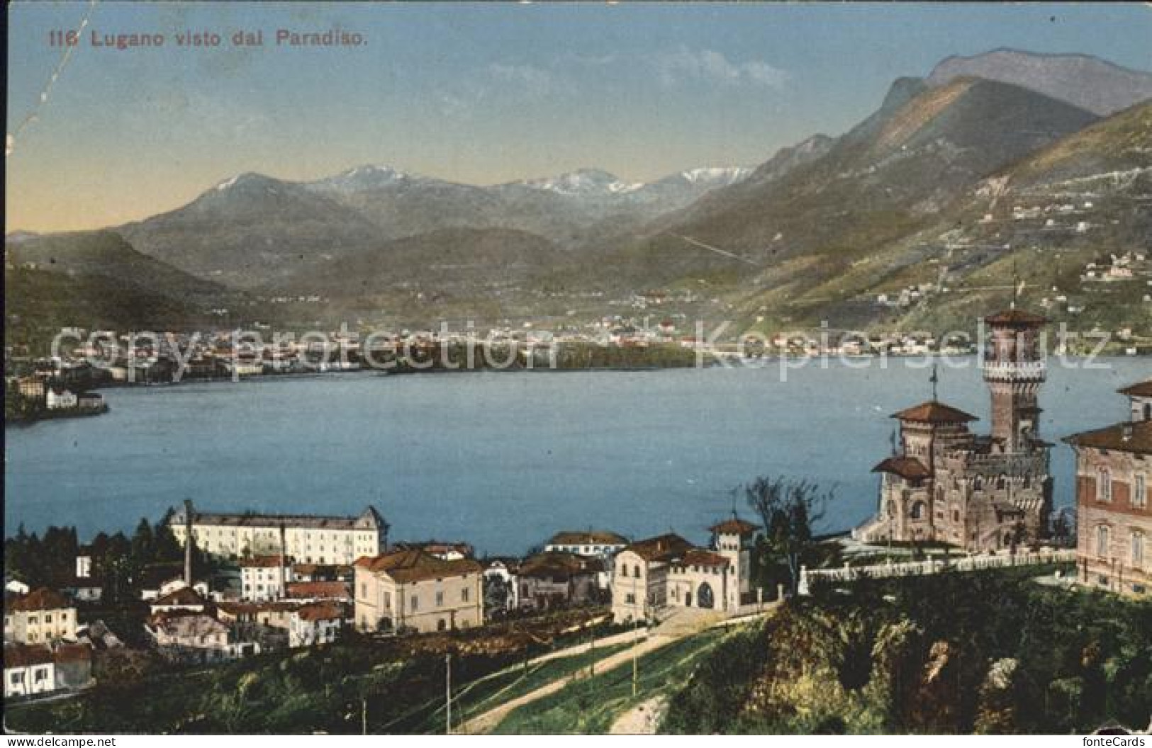 11933336 Lugano TI Visto Del Paradiso Lugano - Autres & Non Classés