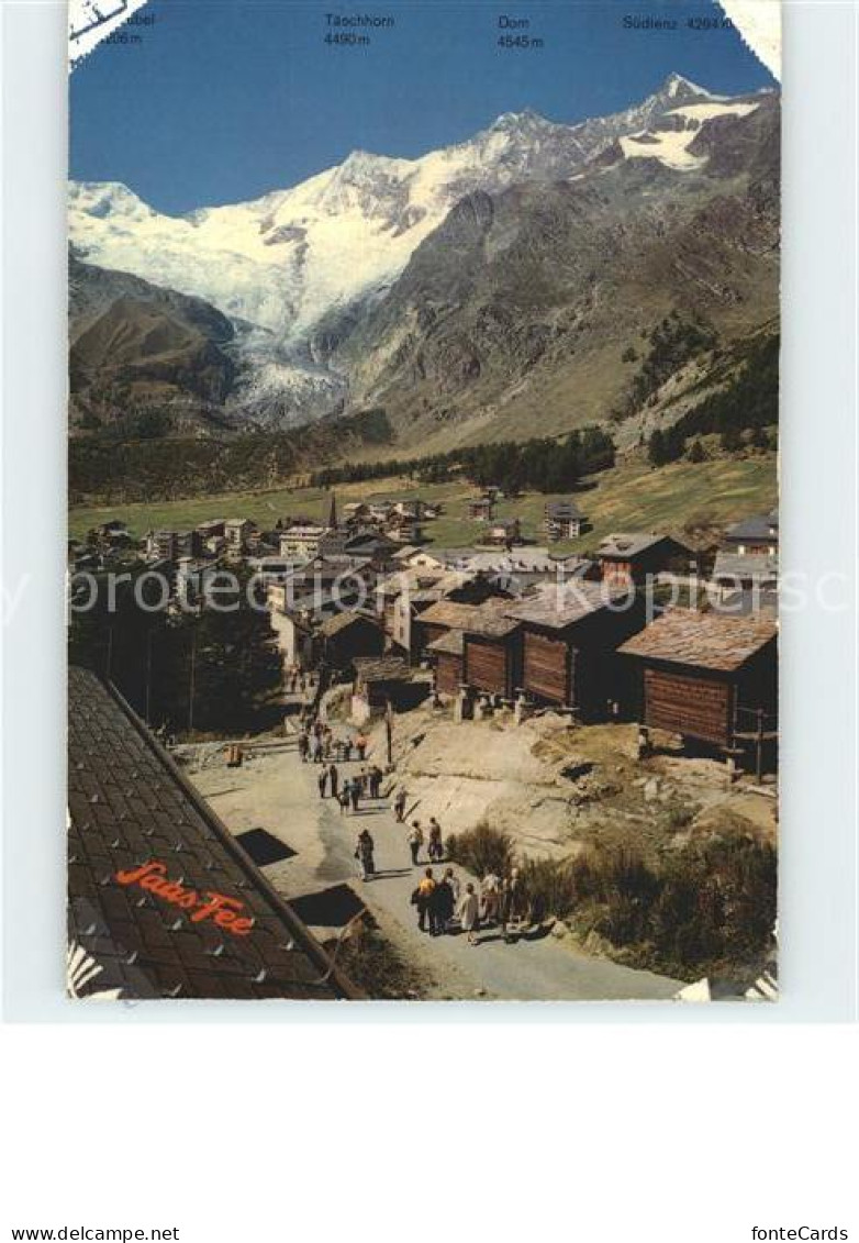 11920316 Saas-Fee Taeschhorn Dom Suedlenz Saas-Fee - Andere & Zonder Classificatie