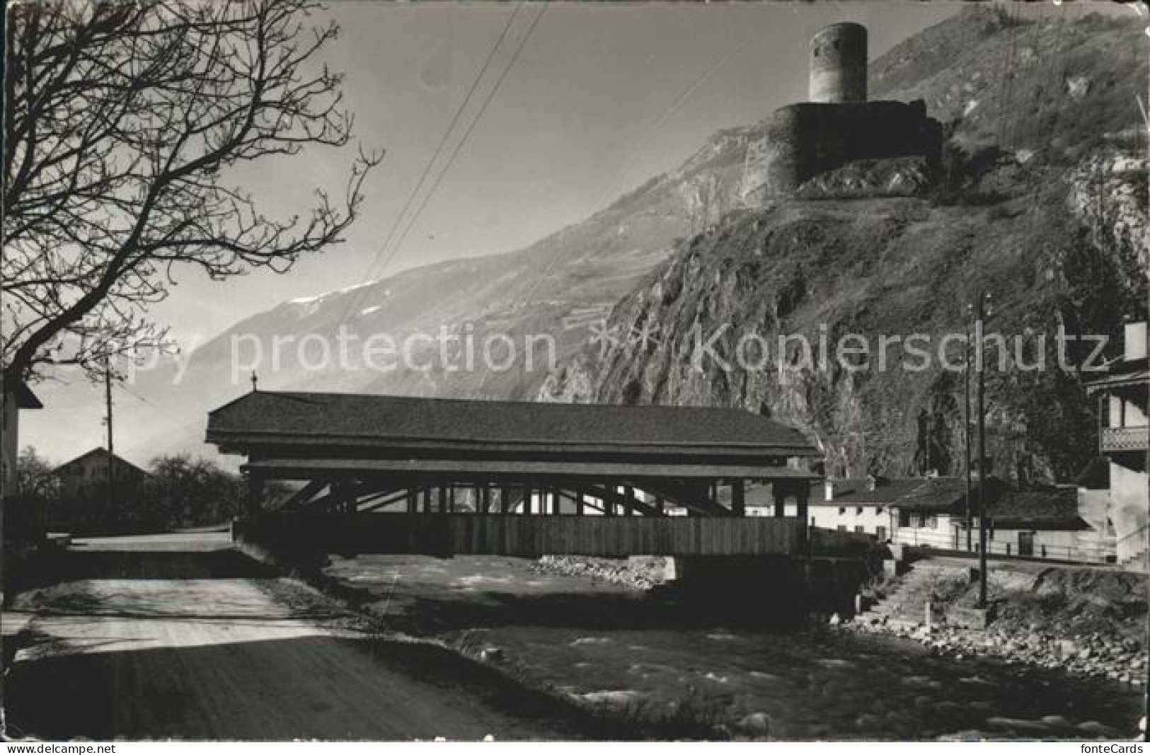 11919316 Martigny VS Pont Et Chateau De La Batiaz Martigny - Andere & Zonder Classificatie