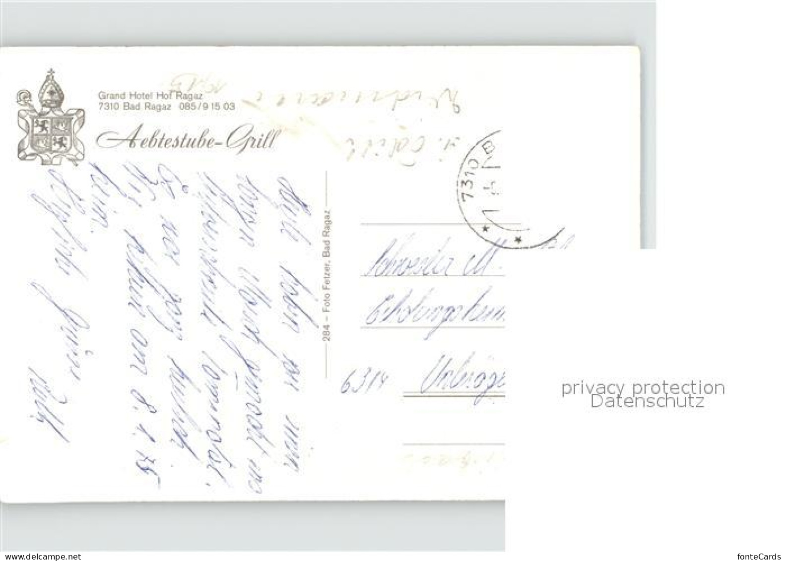 11917556 Bad Ragaz Grand Hotel Hof Ragaz Bad Ragaz - Altri & Non Classificati