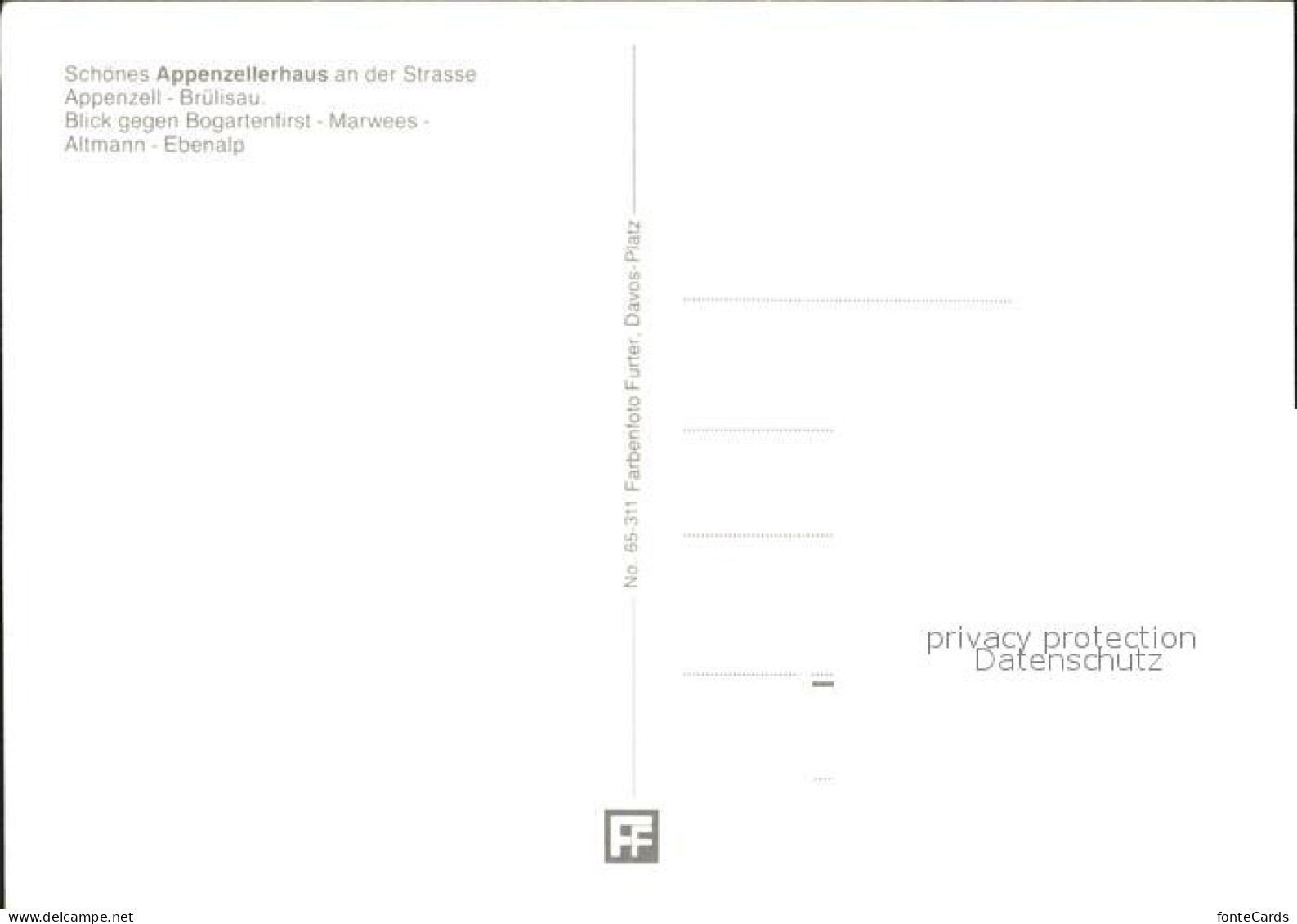 11915526 Bruelisau Appenzellerhaus Mit Bogertenfirst Marwees Und Altmann Bruelis - Sonstige & Ohne Zuordnung