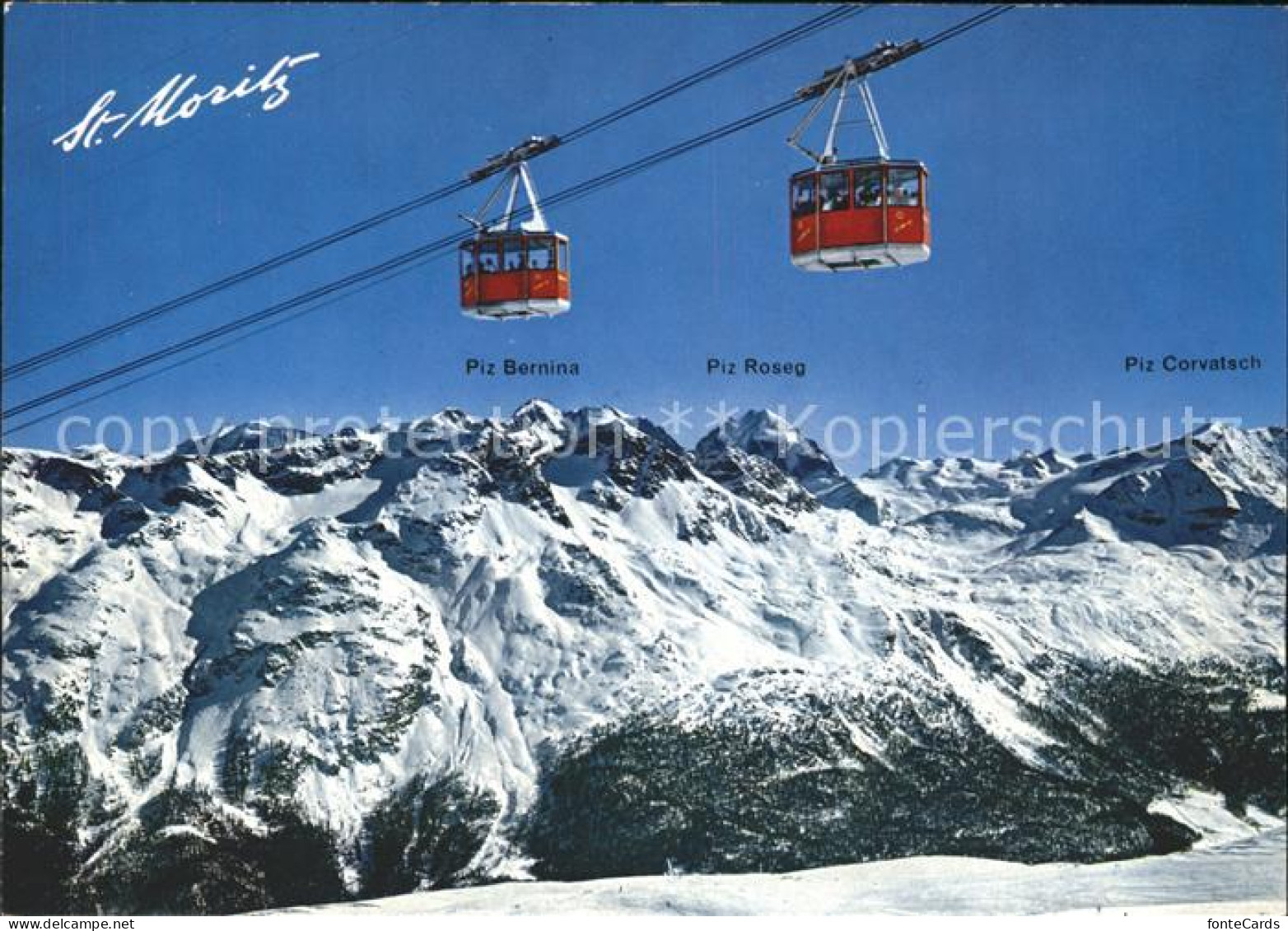 11914496 St Moritz GR Luftseilbahn Corviglia-Piz Nair St. Moritz - Autres & Non Classés