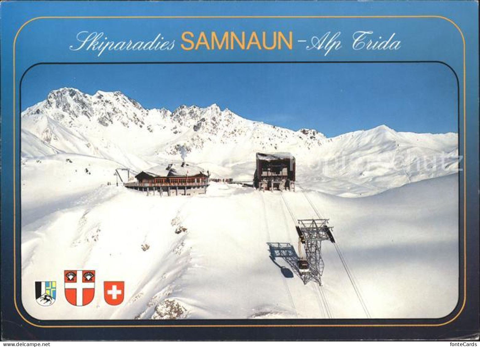 11909366 Samnaun-Compatsch Fliegeraufnahme Alp Trida Sattel  Samnaun-Compatsch - Autres & Non Classés