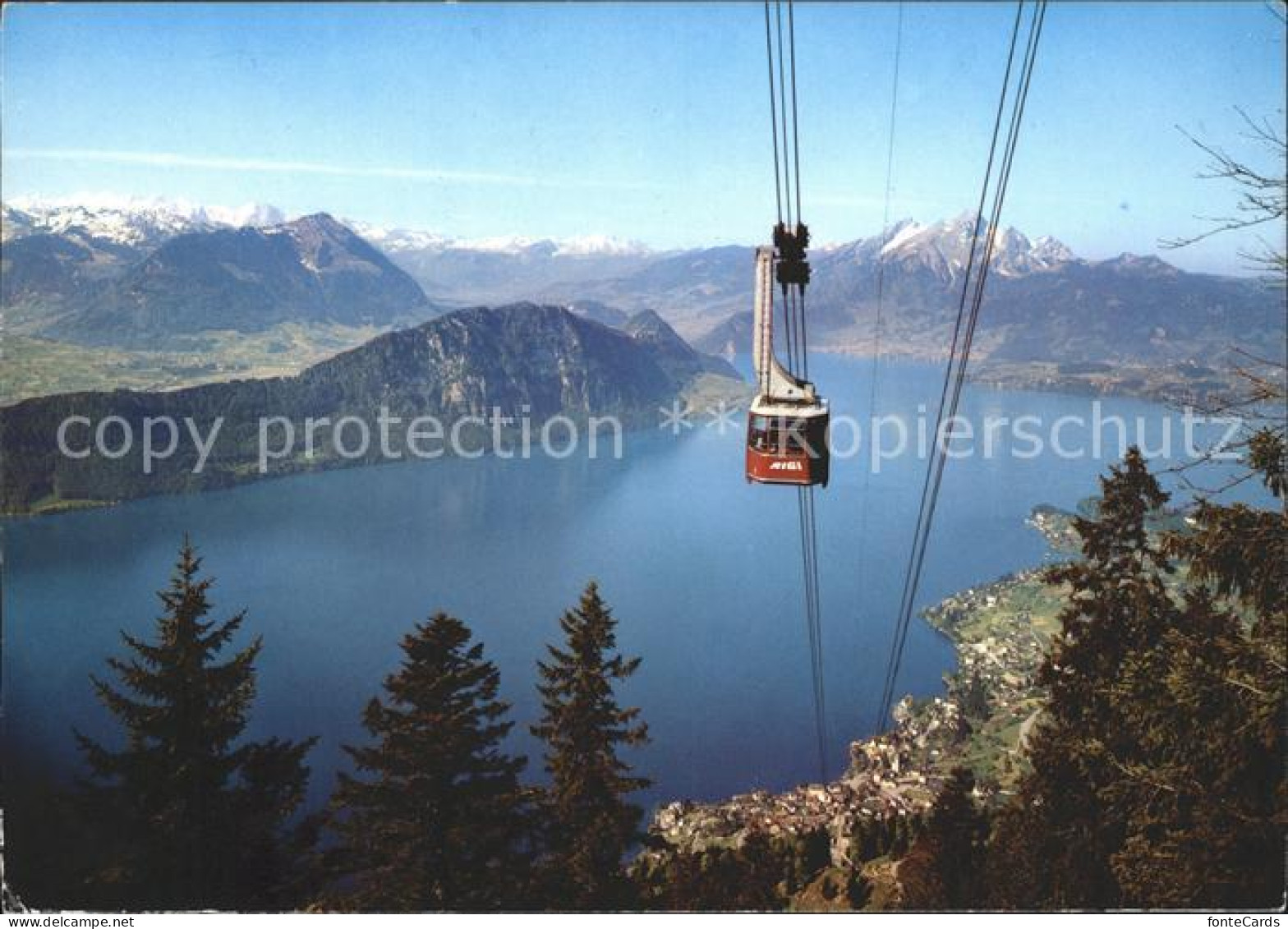 11908846 Rigi Kaltbad Weggis Hertenstein Pilatus Buergenstock Luftseilbahn Rigi  - Sonstige & Ohne Zuordnung