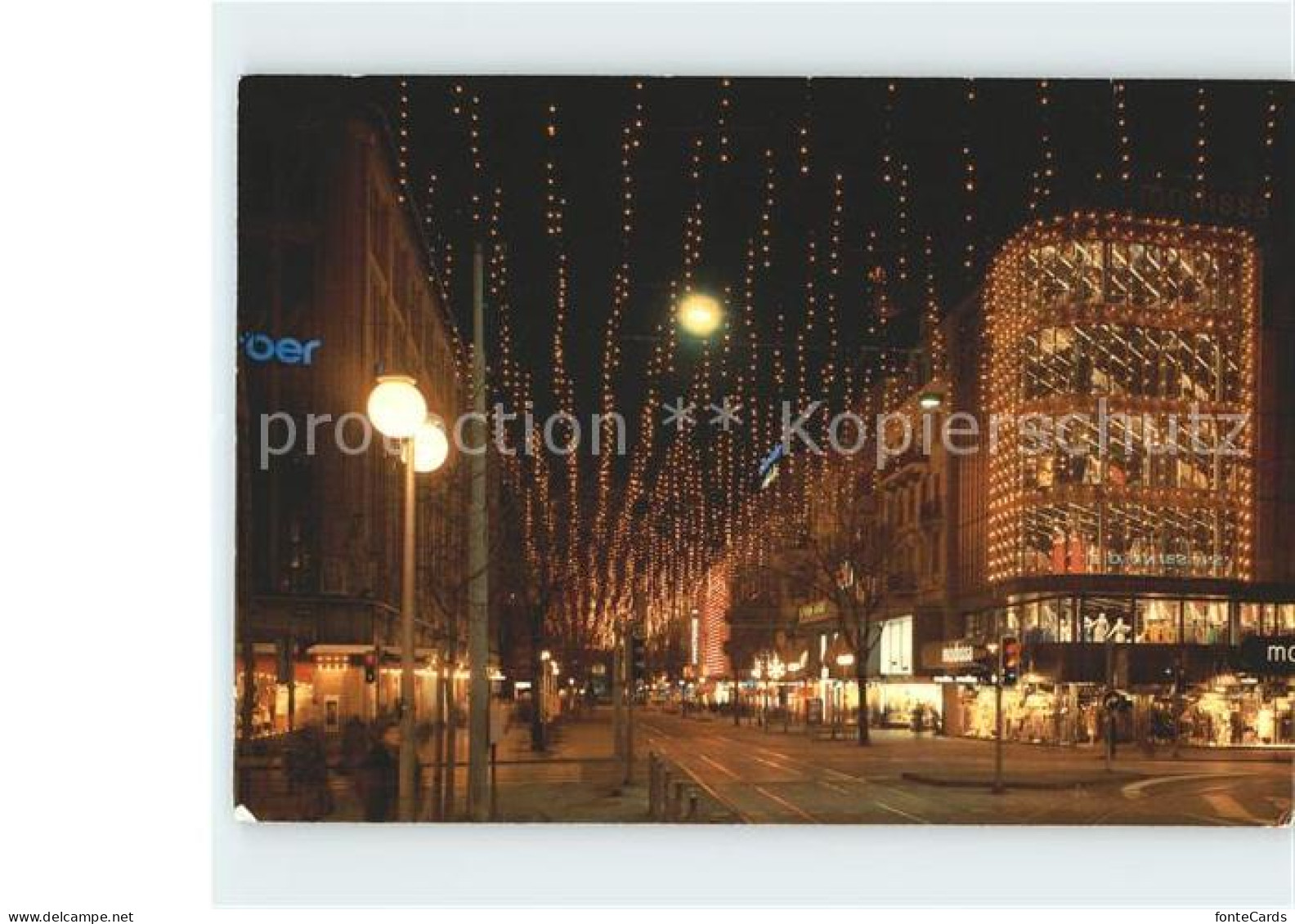 11908466 Zuerich Bahnhofstrasse Mit Weihnachtsbeleuchtung Zuerich - Sonstige & Ohne Zuordnung