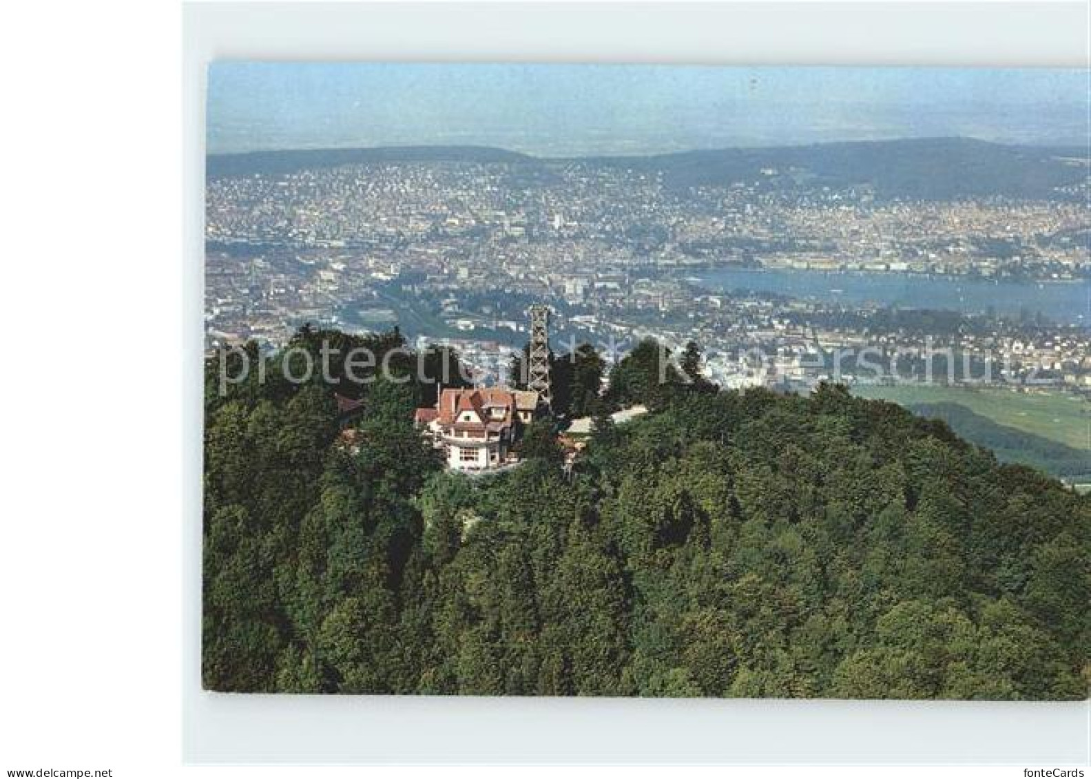 11908086 Uetliberg Zuerich Fliegeraufnahme Uetliberg Zuerich - Andere & Zonder Classificatie