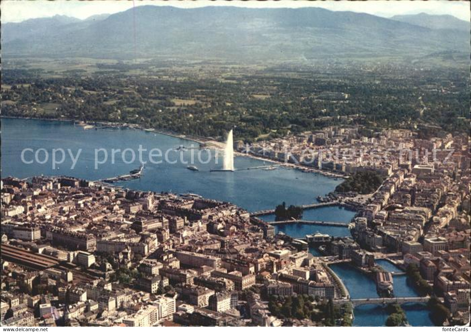 11907746 Geneve GE Vue Aerienne Fliegeraufnahme Geneve - Sonstige & Ohne Zuordnung