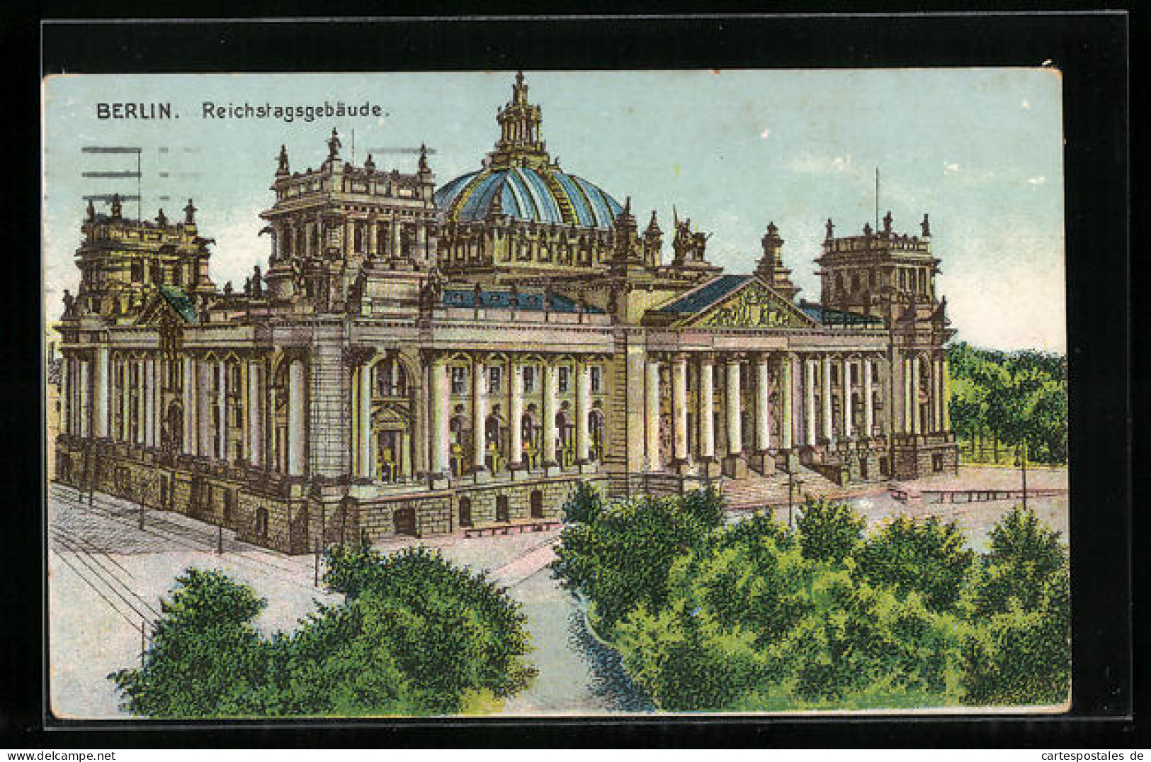 AK Berlin-Tiergarten, Reichstagsgebäude  - Dierentuin