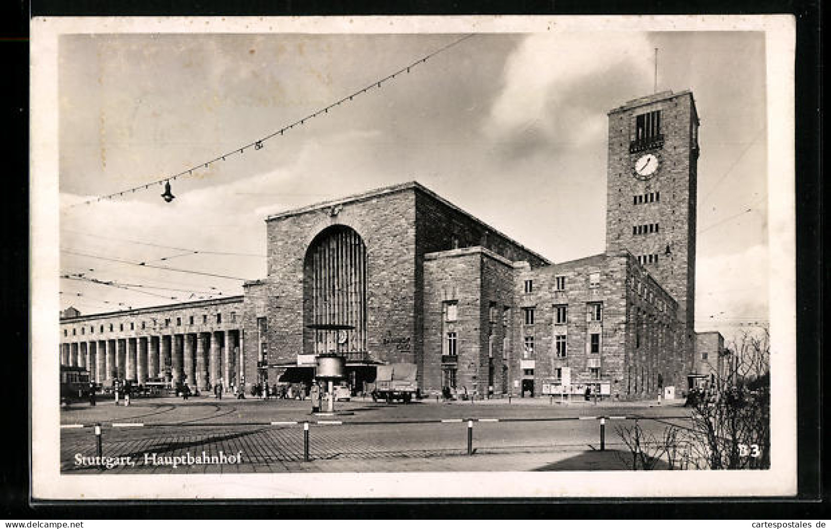 AK Stuttgart, Blick Zum Hauptbahnhof  - Stuttgart