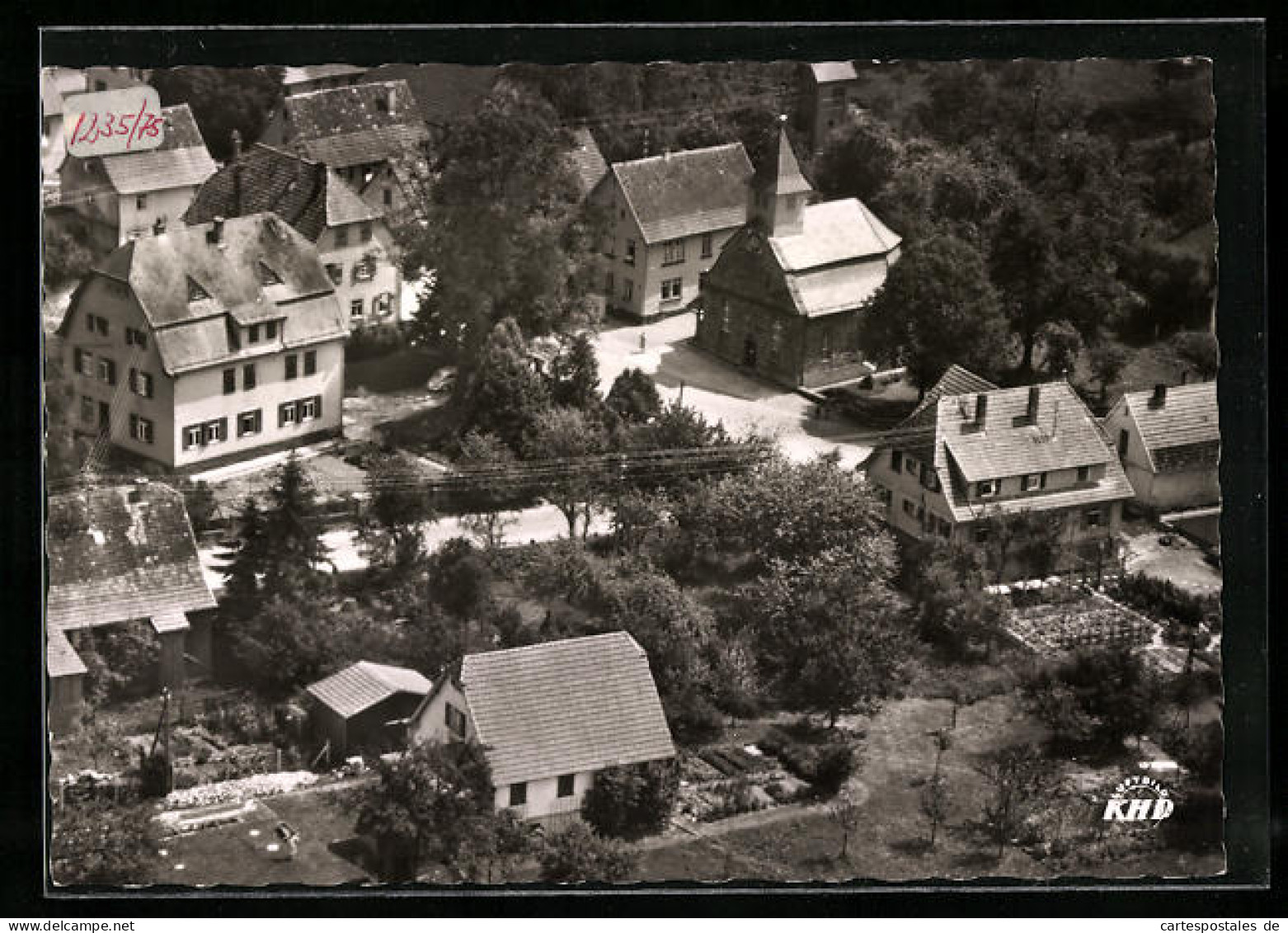 AK Neuhengstett Kreis Calw /Schwarzwald, Ortsansicht Vom Flugzeug Aus  - Calw