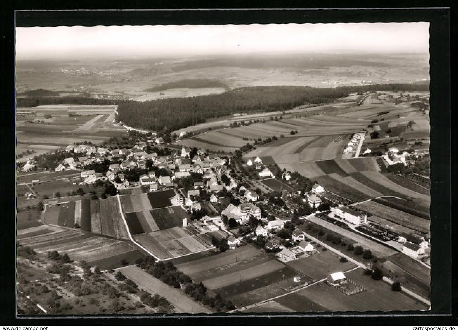 AK Möttlingen Kr. Calw /Schwarzwald, Totalansicht Vom Flugzeug Aus  - Calw