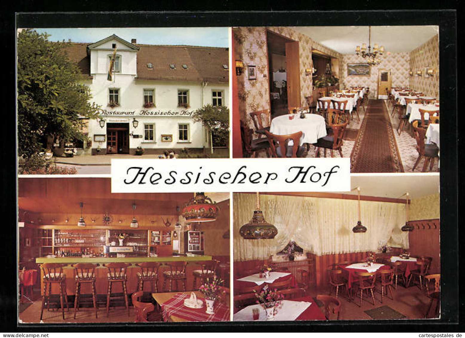 AK Bad Karlshafen, Vier Ansichten Von Hotel-Restaurant Hessischer Hof  - Bad Karlshafen