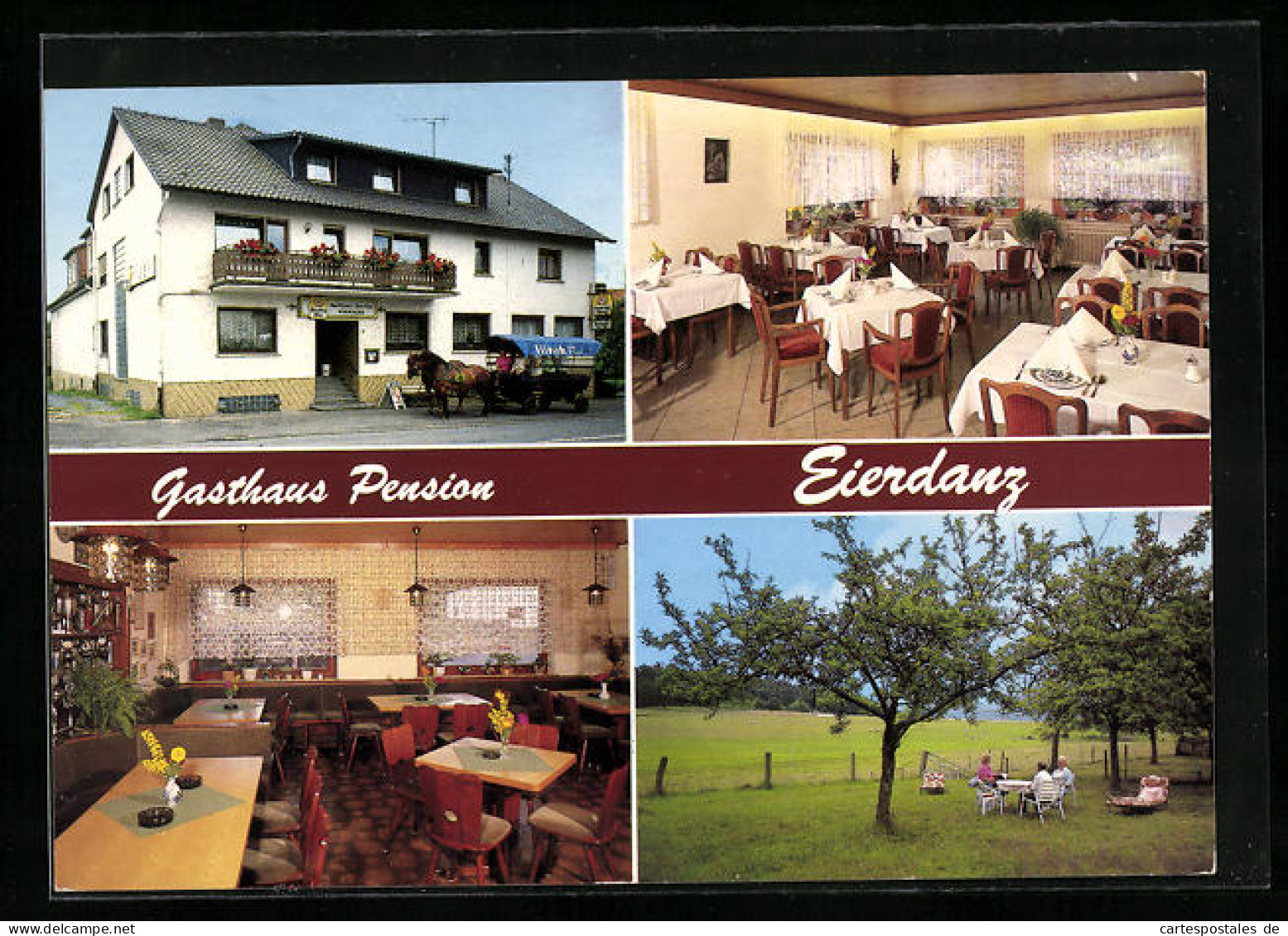 AK Vöhl-Buchenberg /Ederbergland, Vier Ansichten Von Gasthaus-Pension Eierdanz  - Other & Unclassified