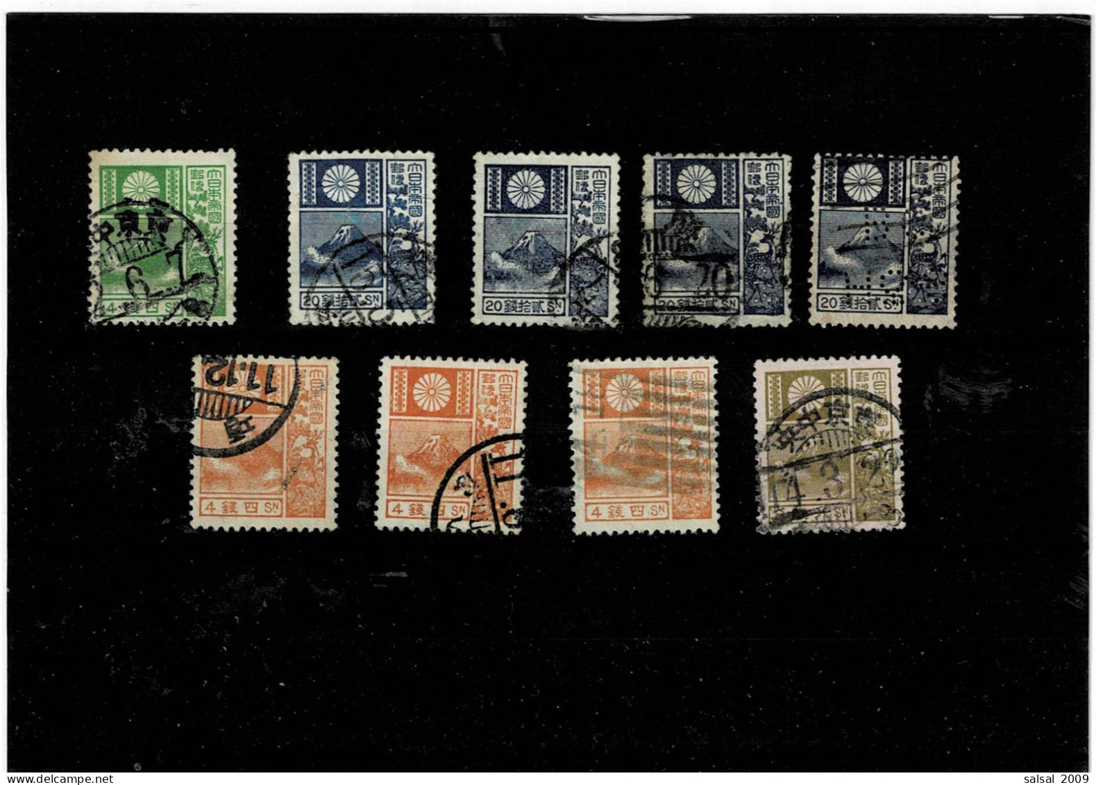 JAPAN ,"Serie Corrente" ,9 Pezzi Usati ,qualita Buona - Used Stamps