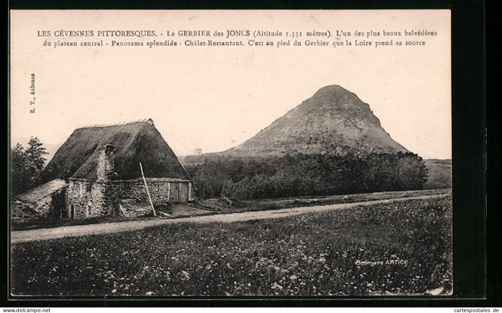 CPA Le Gerbier Des Joncs, Chalet-Restaurant  - Autres & Non Classés