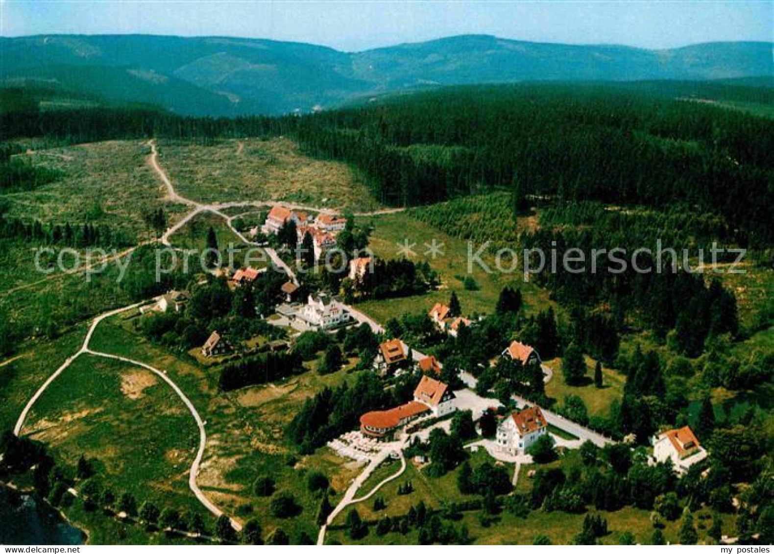 72913515 Hahnenklee-Bockswiese Harz Cafe Restaurant Bastei Fliegeraufnahme Hahne - Goslar