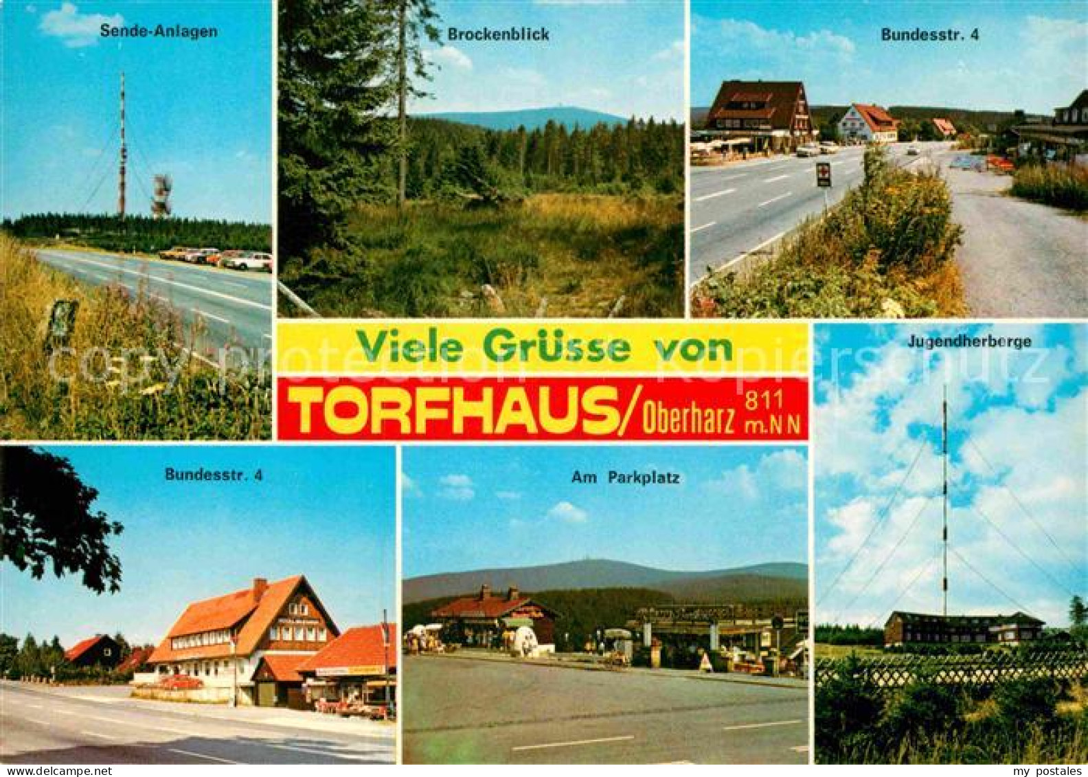 72913441 Torfhaus Harz Sendeanlage Brockenblick Bundesstrasse Jugendherberge Par - Altenau