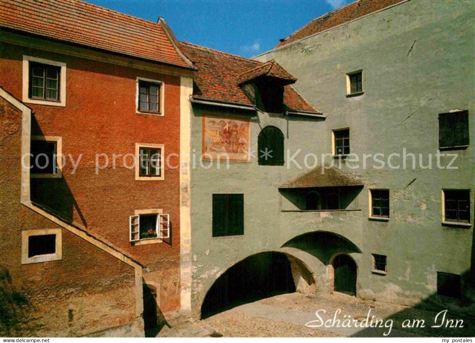 72913379 Schaerding Wassertor St. Florians-Fresco  Schaerding - Other & Unclassified