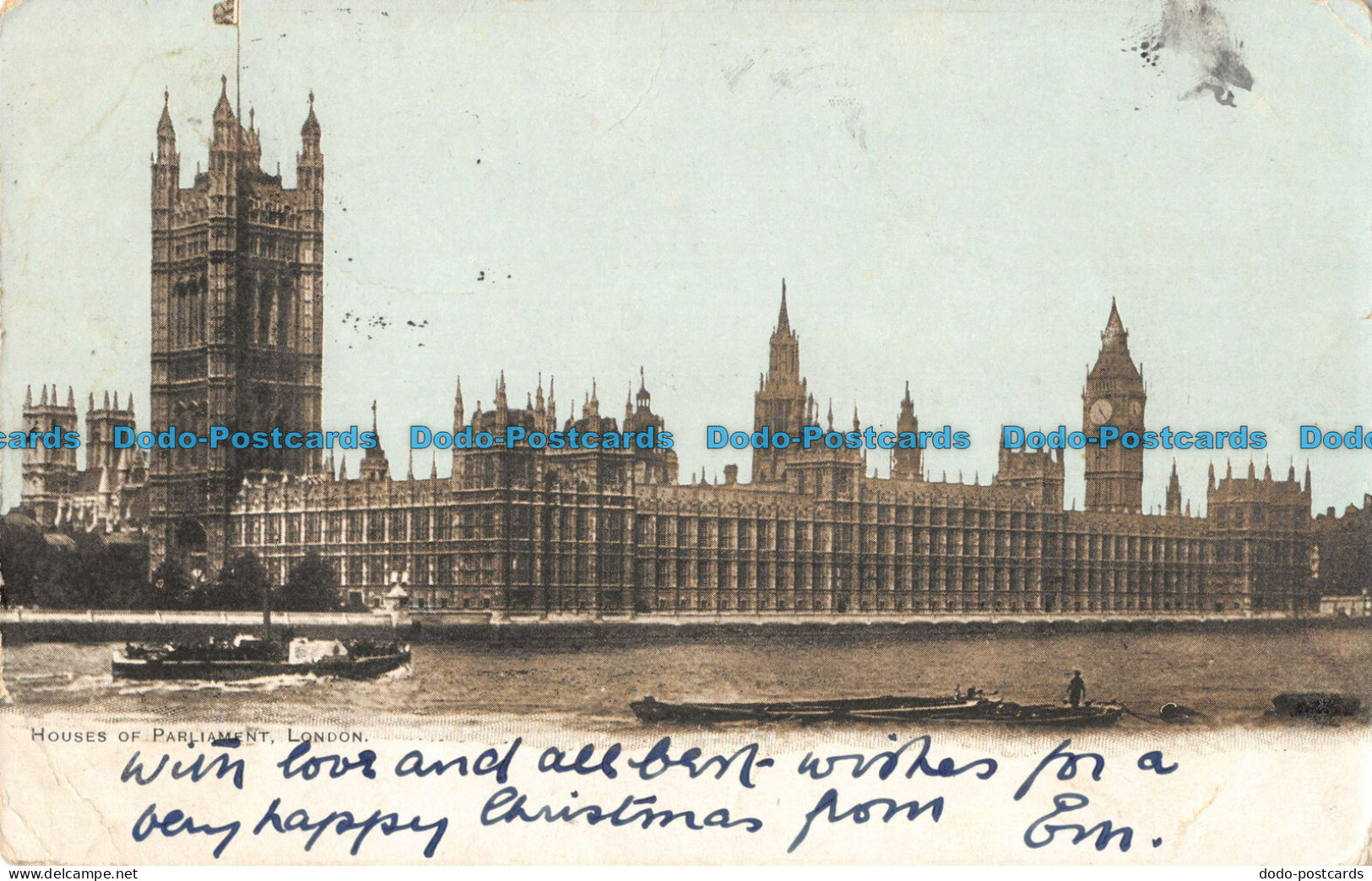 R092104 Houses Of Parliament. London. 1902 - Sonstige & Ohne Zuordnung
