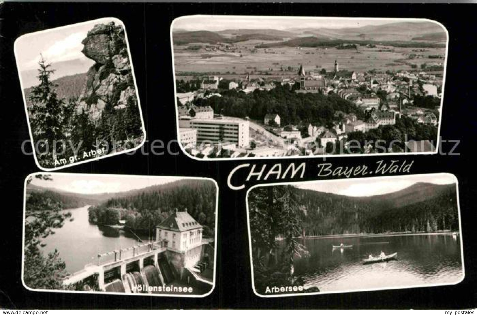 72912464 Cham Oberpfalz Gr Arber Panorama Hoellensteinsee Arbersee Cham - Autres & Non Classés