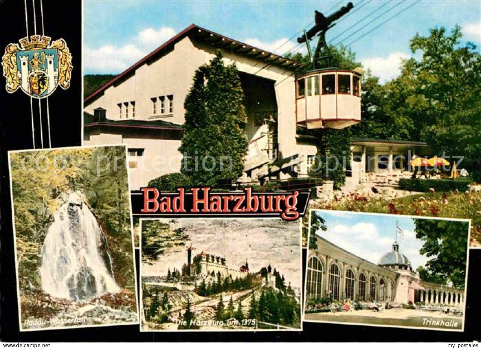 72912420 Bad Harzburg Wasserfall Harzburg Um 1375 Trinkhalle Bergbahn Bad Harzbu - Bad Harzburg