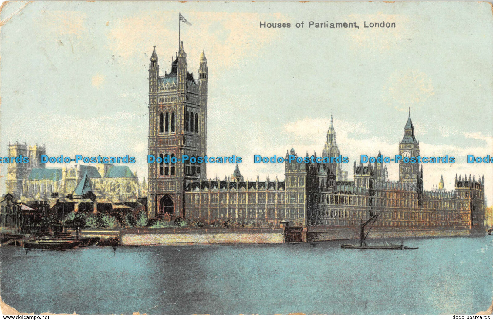 R092111 Houses Of Parliament. London. 1906 - Andere & Zonder Classificatie