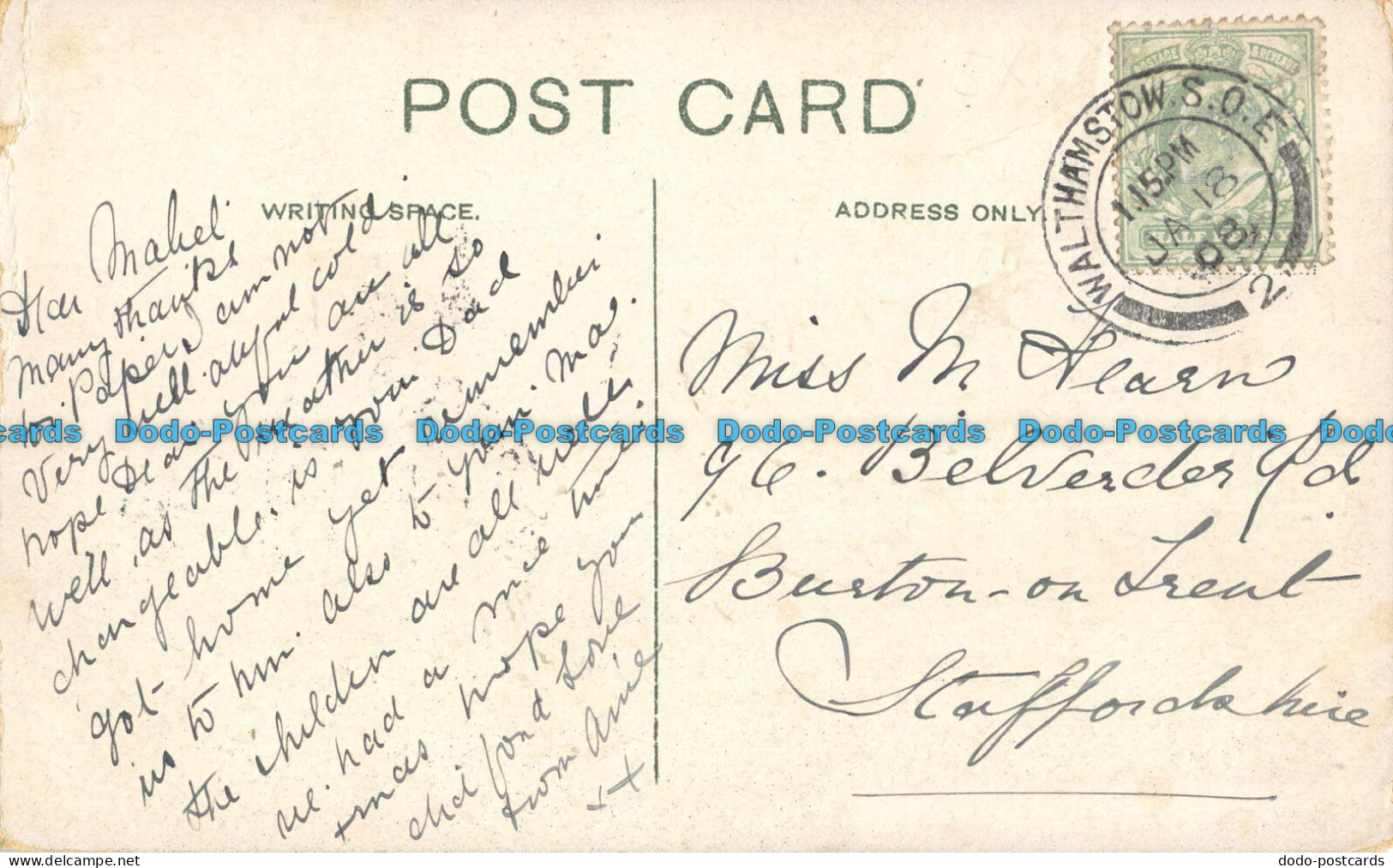 R092125 St. Thomas Hospital. London. 1908 - Other & Unclassified