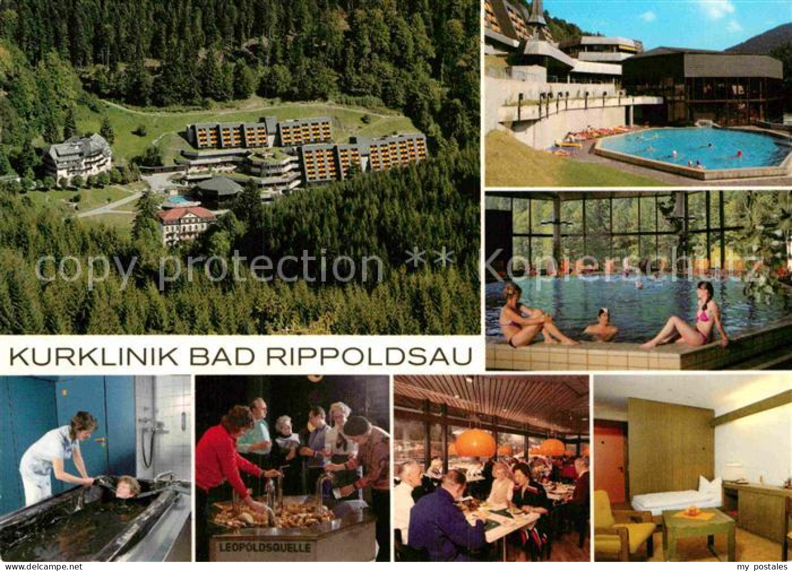 72912204 Bad Rippoldsau Schwarzwald Fliegeraufnahme Kurklinik Sanatorium Villa-S - Sonstige & Ohne Zuordnung