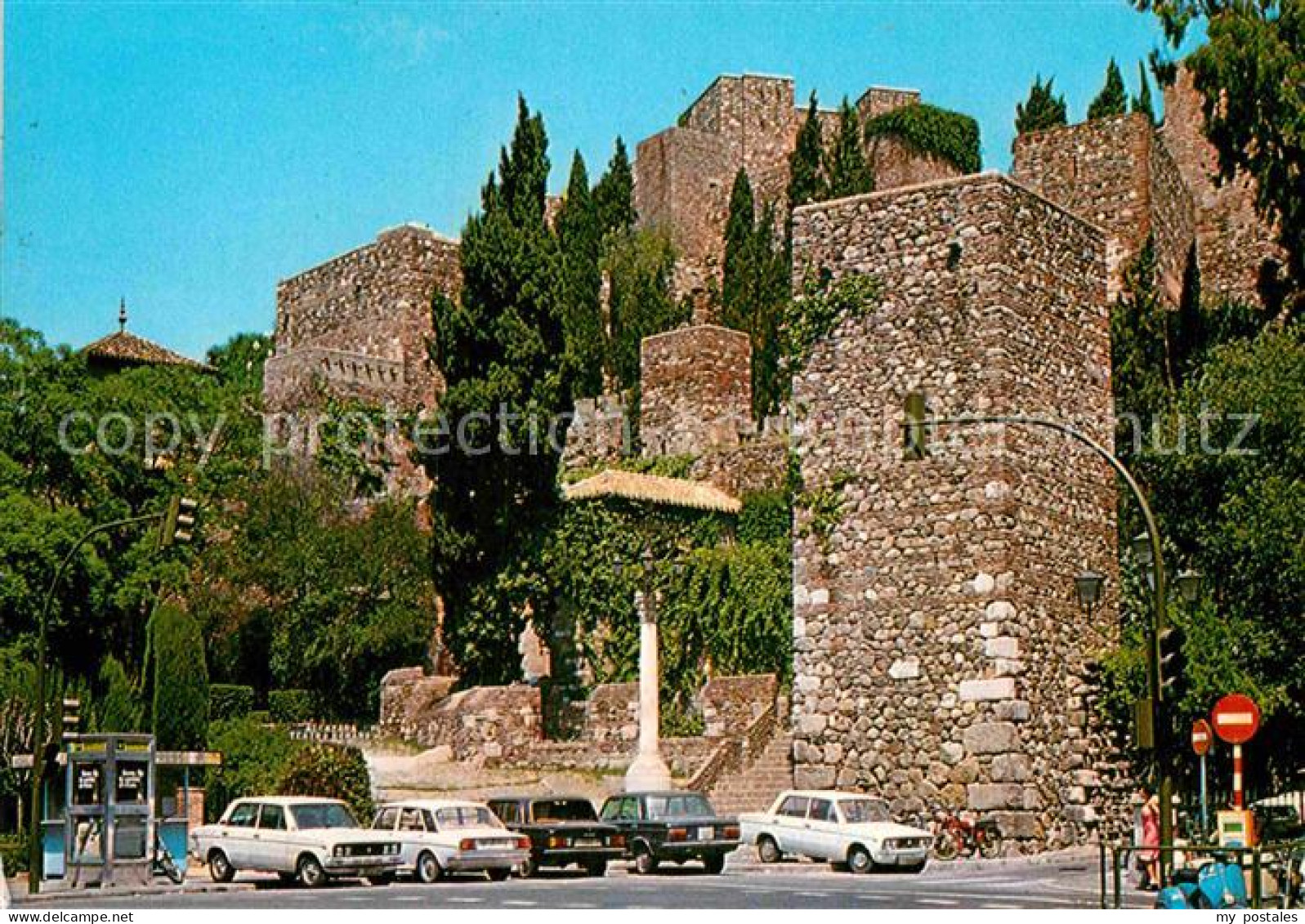 72912086 Malaga Andalucia Alcazaba Arabe Fachada Principal Malaga Andalucia - Sonstige & Ohne Zuordnung