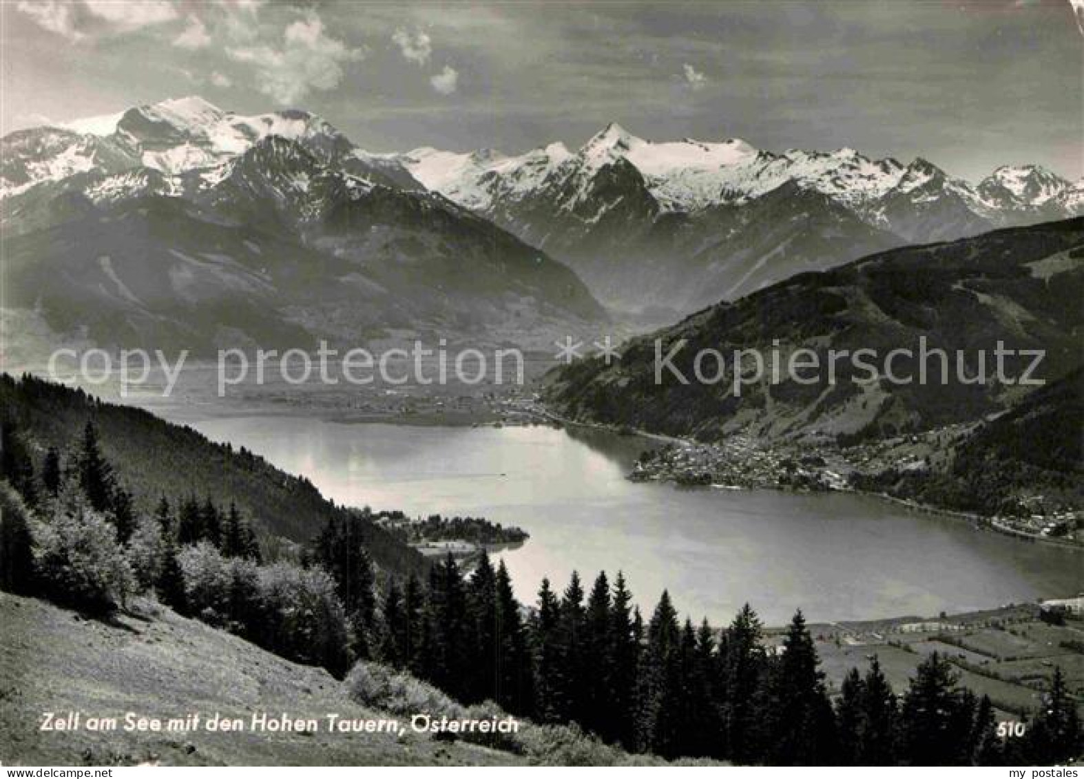 72912051 Zell See Fliegeraufnahme Mi See Und Hohe Tauern Zell Am See - Autres & Non Classés