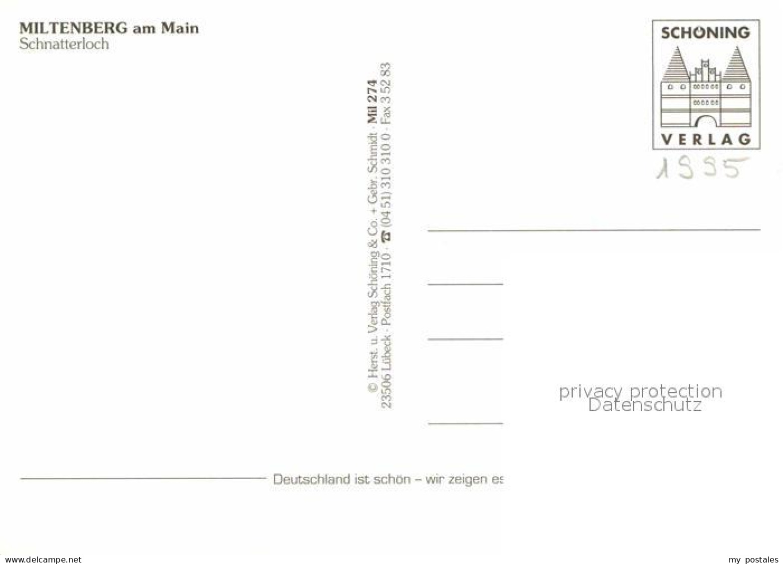 72912022 Miltenberg Main Schnatterloch Miltenberg - Sonstige & Ohne Zuordnung