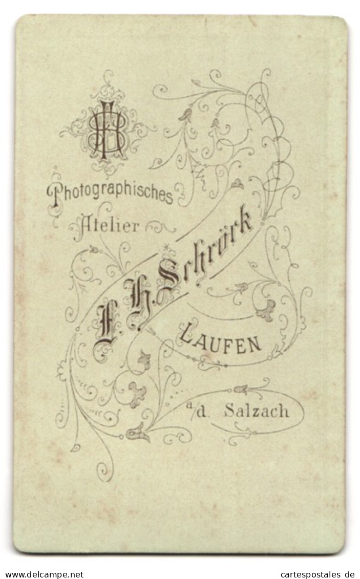 Fotografie F. H. Schröck, Laufen A. D. Salzach, Junge Dame Mit Flechtfrisur  - Anonieme Personen