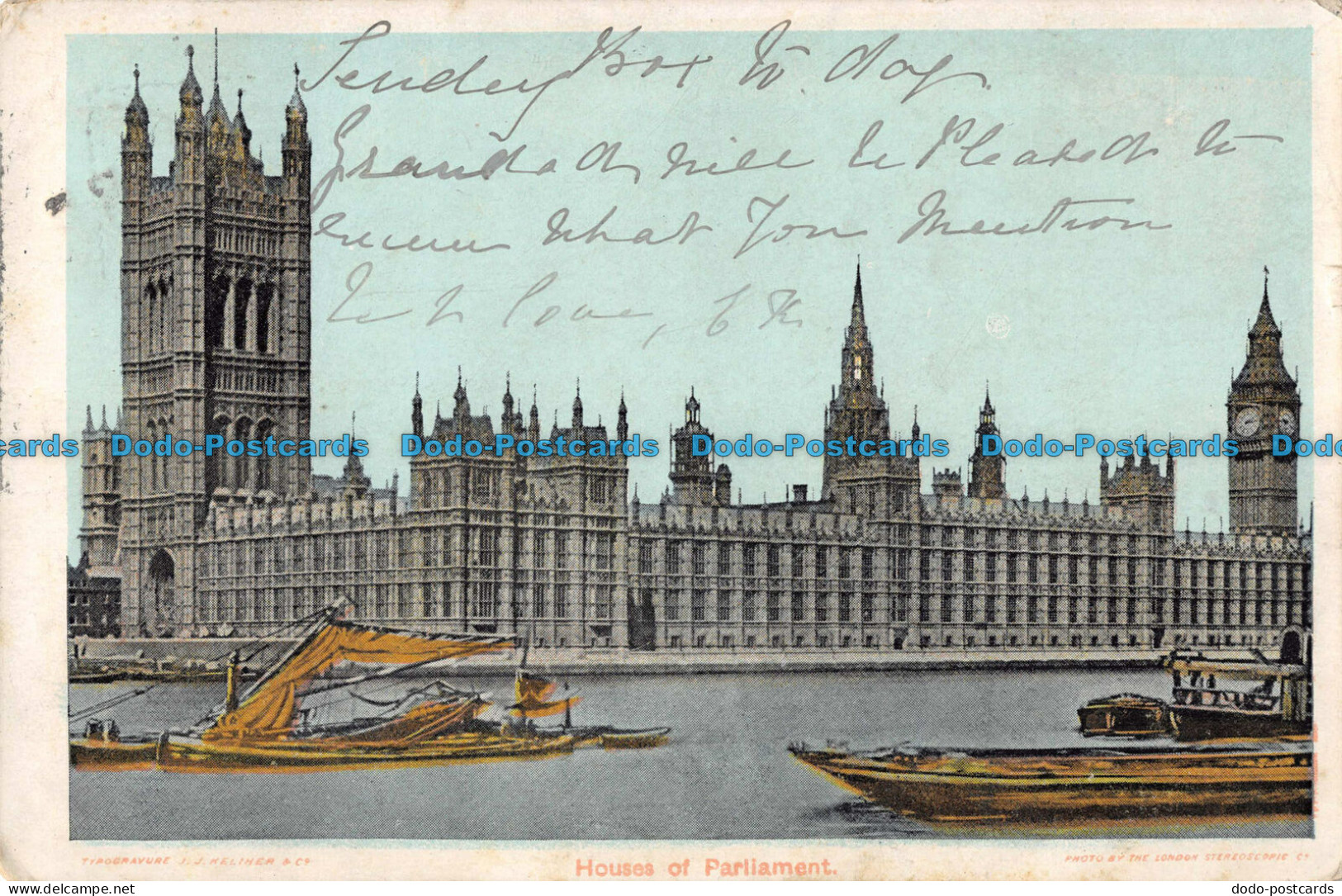 R092193 Houses Of Parliament. London. 1905 - Andere & Zonder Classificatie