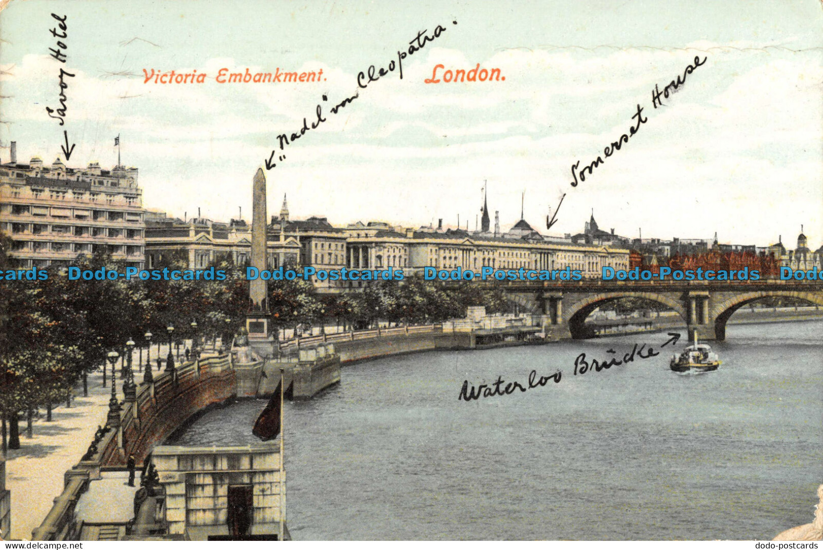 R092195 Victoria Embankment. London. 1907 - Other & Unclassified