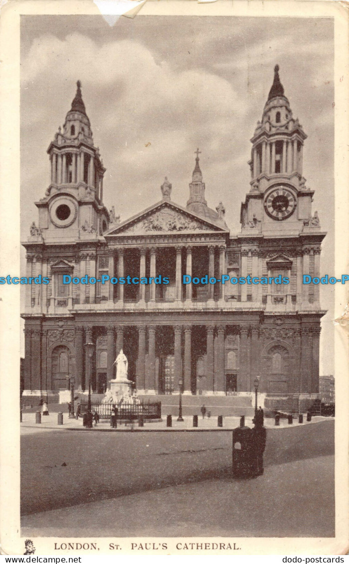 R092197 London. St. Pauls Cathedral. Tuck. Glosso. 1906 - Other & Unclassified