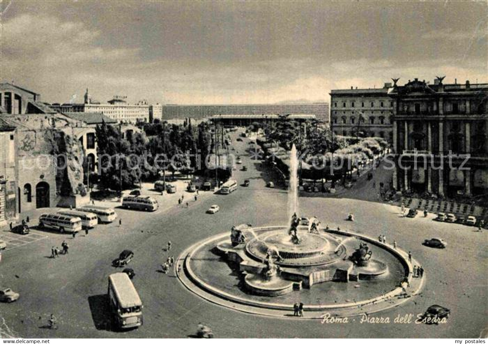 72910814 Roma Rom Piazza Dell Esedra Fontana  - Sonstige & Ohne Zuordnung