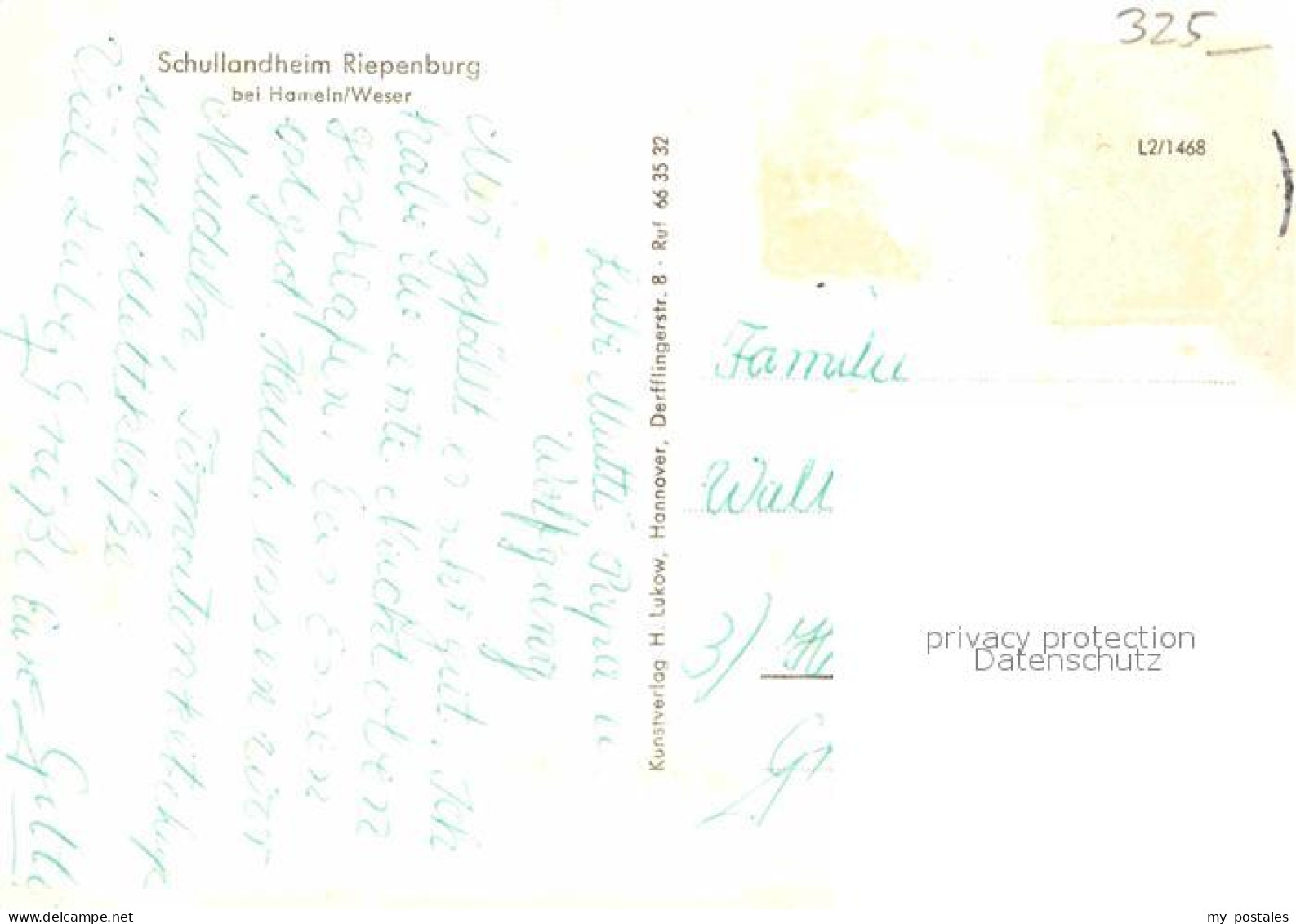 72910758 Riepenburg Schullandheim Riepenburg - Andere & Zonder Classificatie