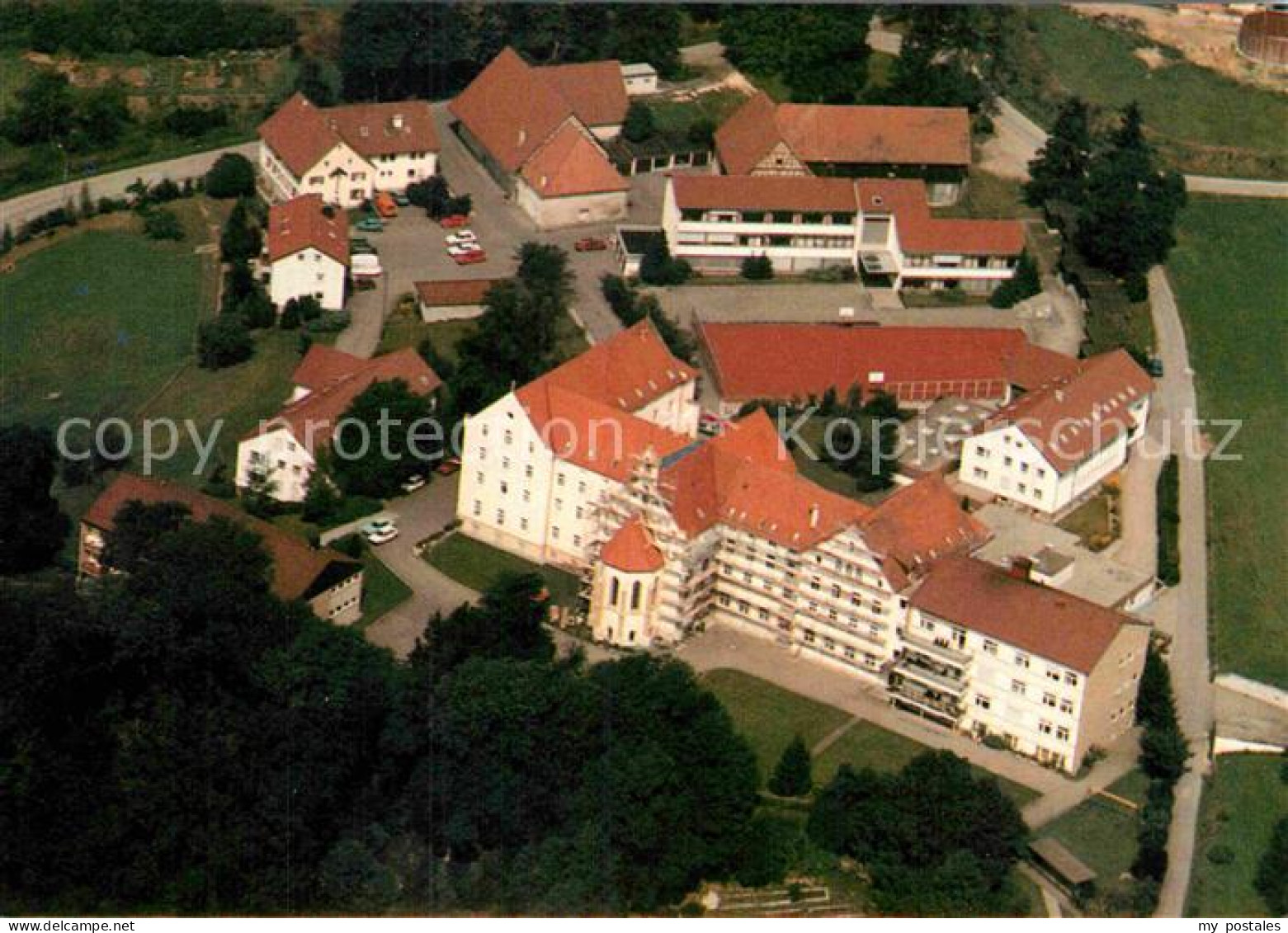 72910735 Sigmaringen Erzbischoefliches Kinderheim Haus Nazareth Fliegeraufnahme  - Sigmaringen