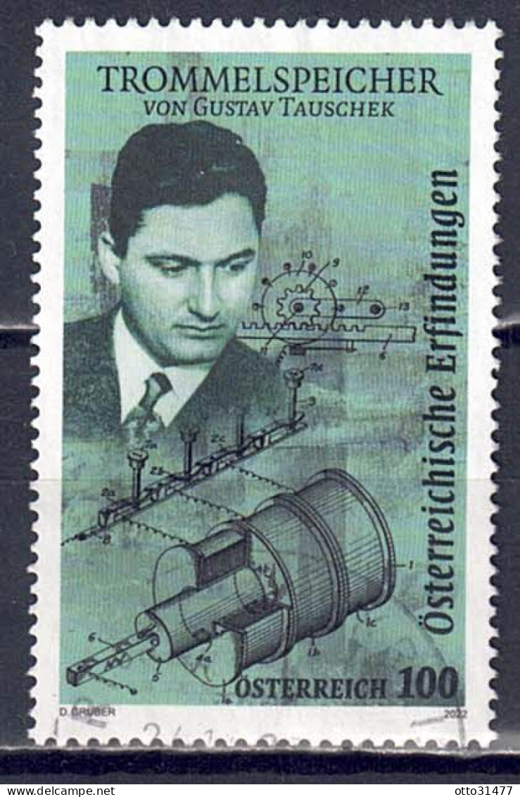 Österreich 2022 - Trommelspeicher, MiNr. 3693, Gestempelt / Used - Used Stamps