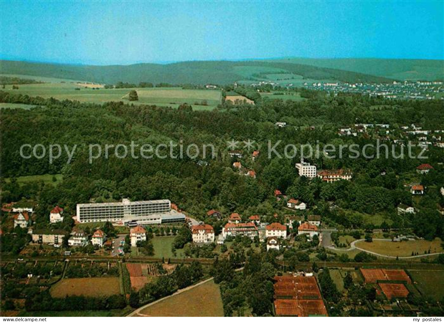 72909126 Bad Hersfeld Kurklinik Vitalis Sanatorium Wigbertshoehe Fliegeraufnahme - Bad Hersfeld