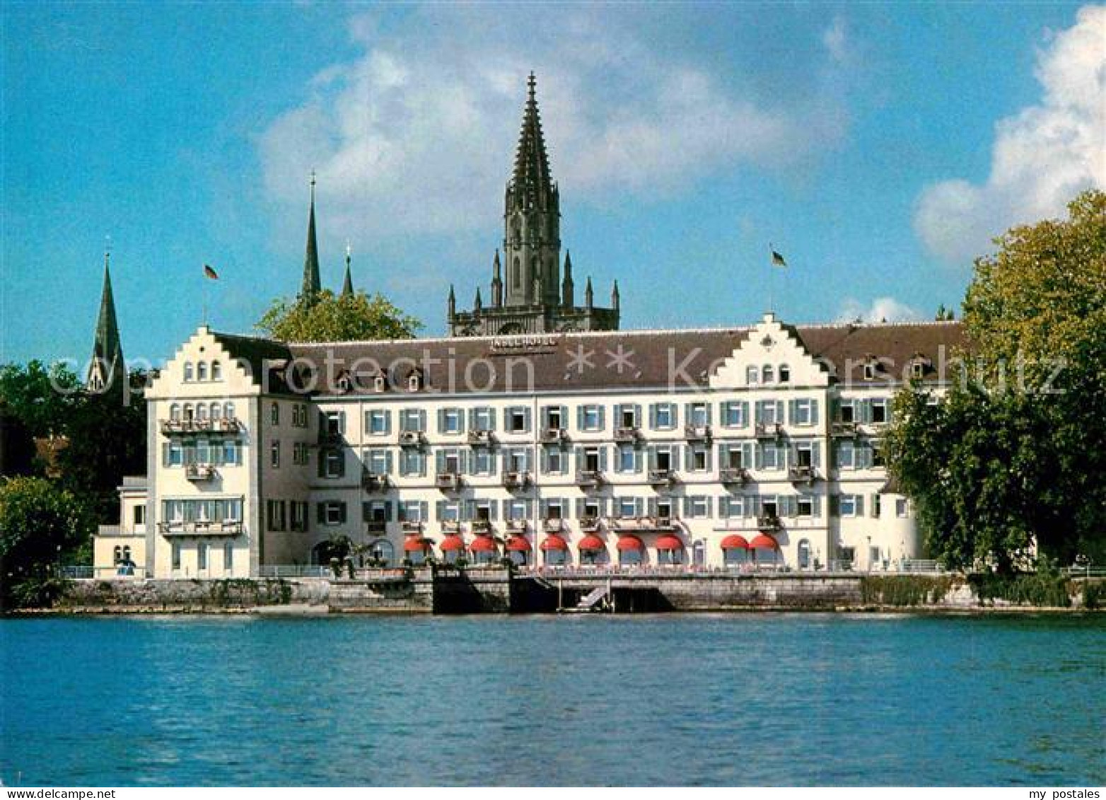 72909031 Konstanz Bodensee Steigenberger Inselhotel Ansicht Vom See Aus Konstanz - Konstanz