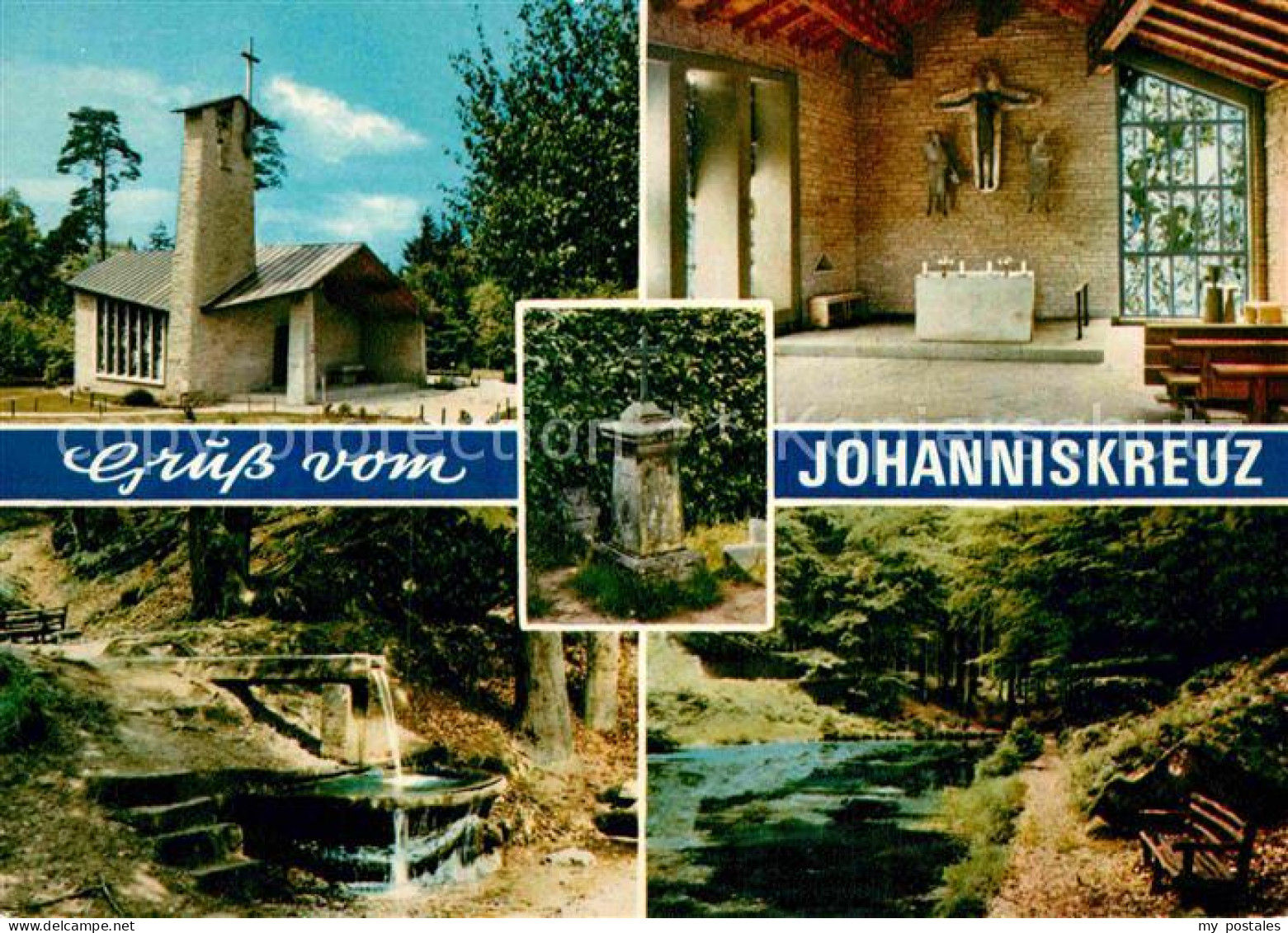 72908998 Johanniskreuz Kapelle Brunnen Waldpartie Johanniskreuz - Sonstige & Ohne Zuordnung