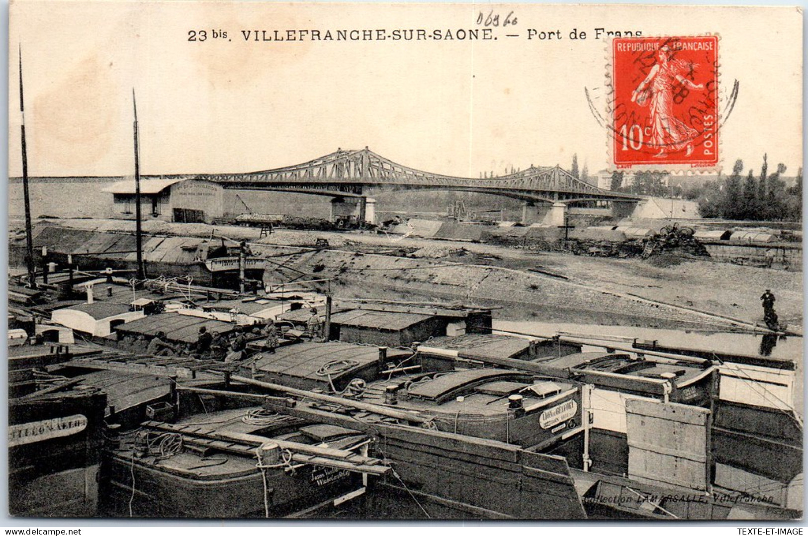 69 VILLEFRANCHE SUR SAONE - Port De France. - Villefranche-sur-Saone