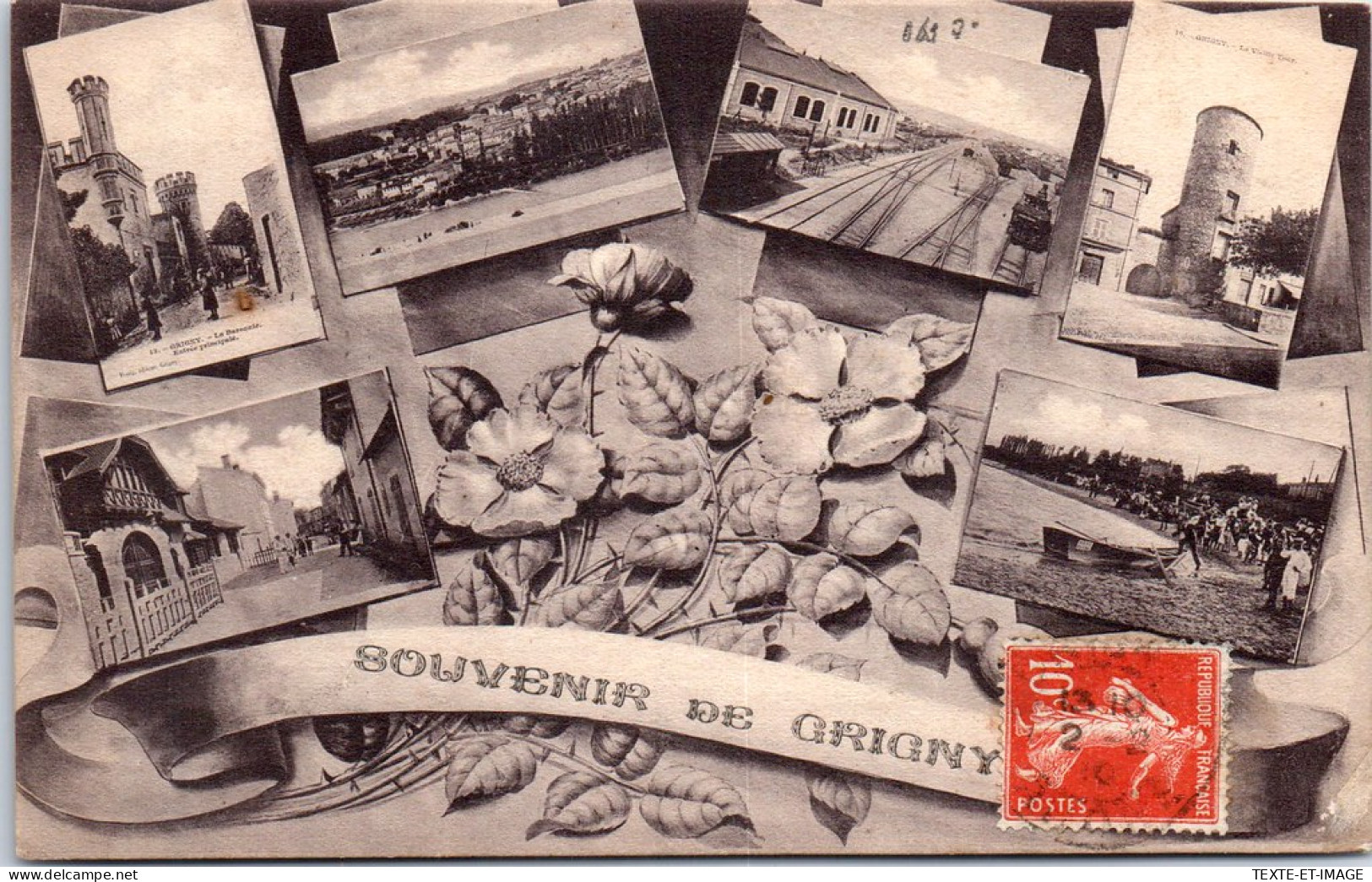 69 GRIGNY - Un Souvenir. - Grigny