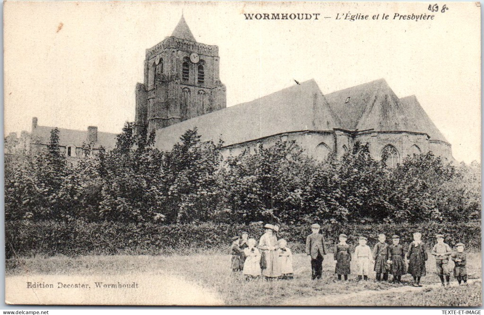59 WORMHOUDT - L'eglise Et Le Presbytere. - Wormhout
