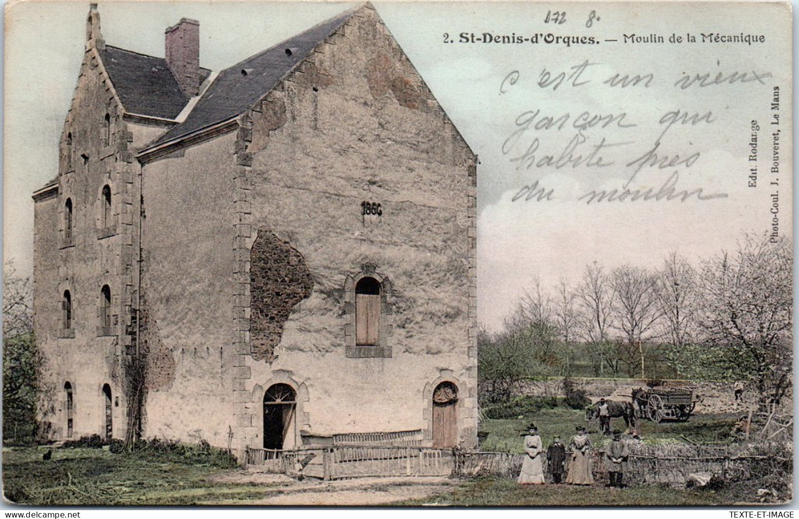 72 SAINT DENIS D'ORQUE - Moulin De La Mecanique. - Autres & Non Classés