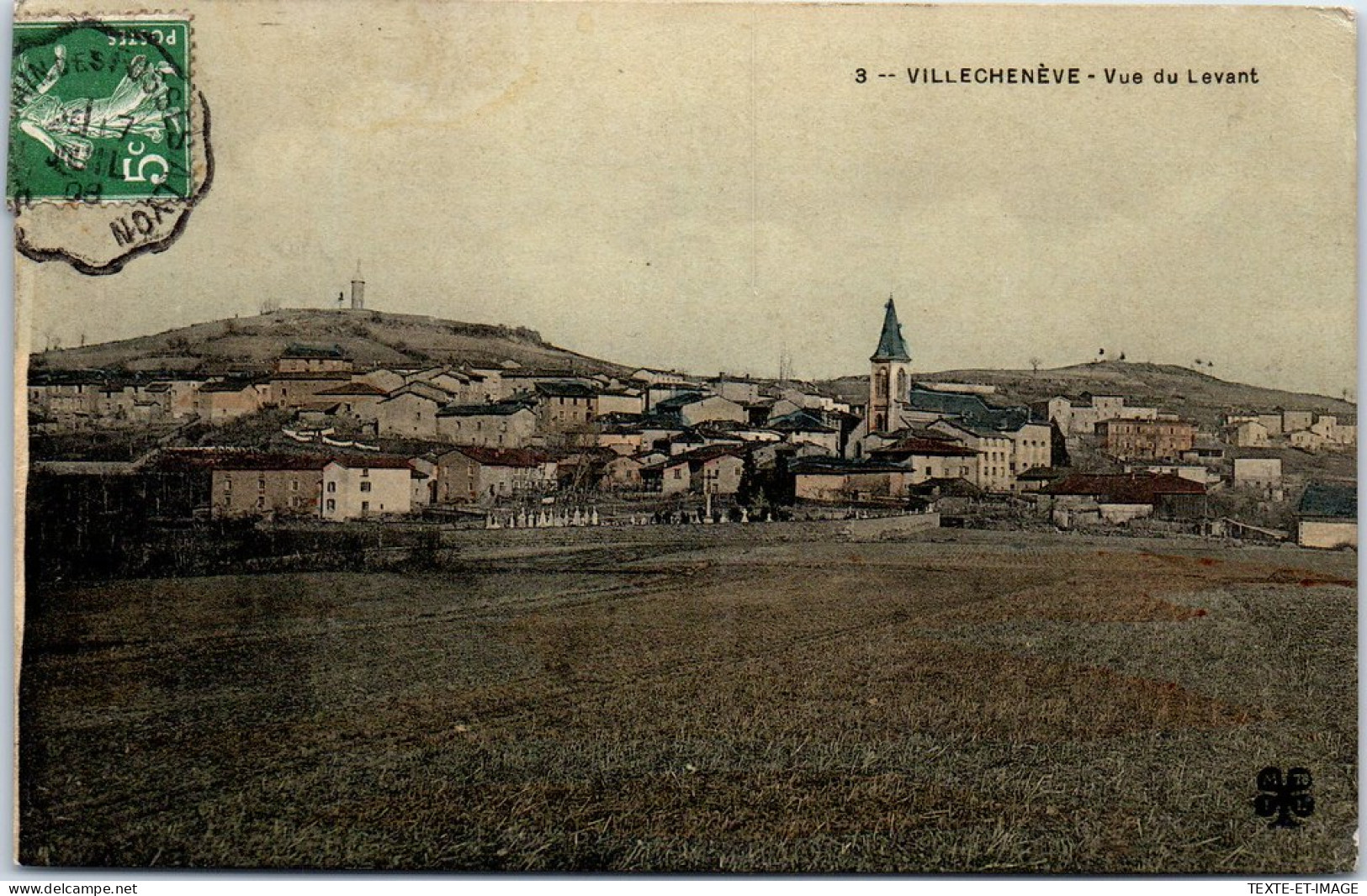 69 VILLECHENEVE - Vue Du Levant. - Andere & Zonder Classificatie